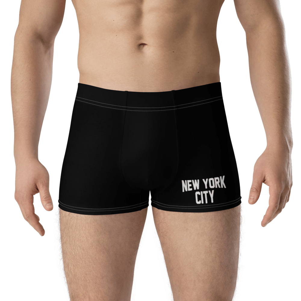 New York City Boxer Briefs (Black) - Chinchilla Choons